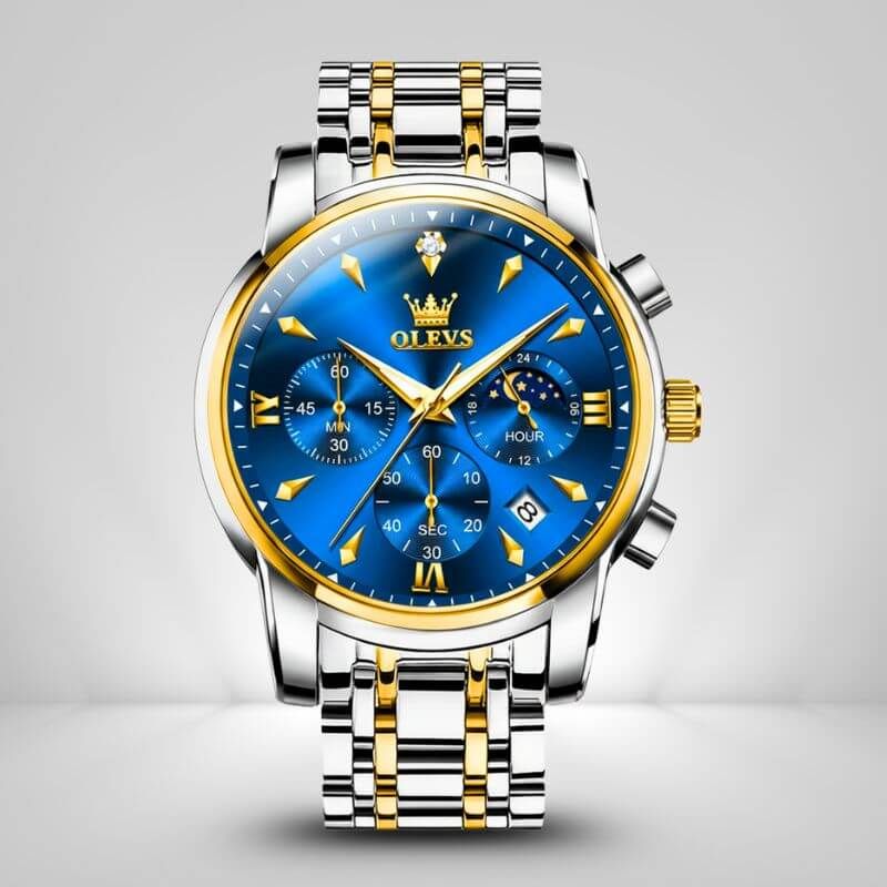 Reloj Suizo de Lujo Resistente al Agua y de Alta Precisión