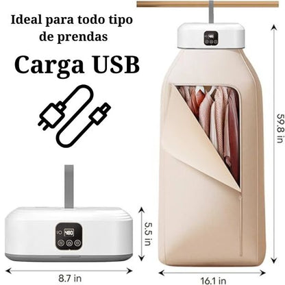 Compact Portable Clothes Dryer: Speedy, Silent, Rechargeable for Apartments & Travel