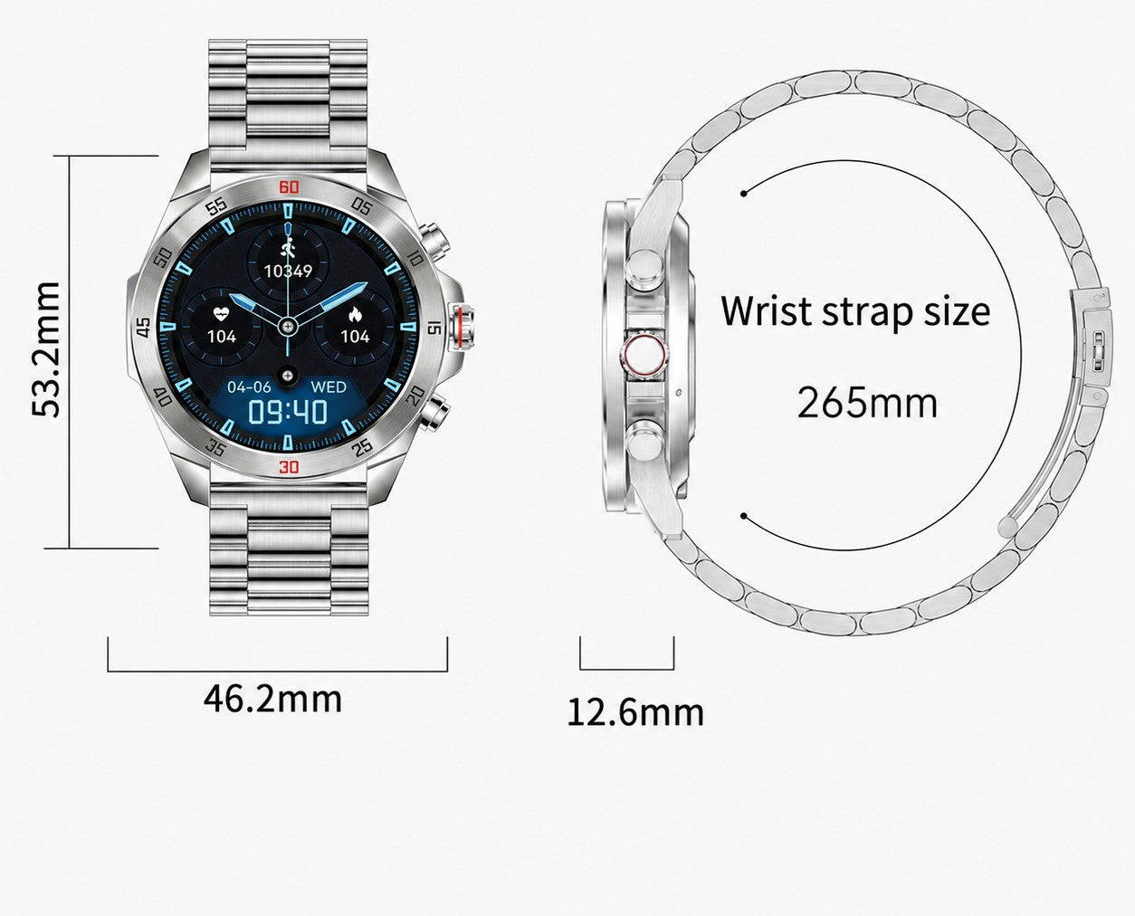 ROVEX® Smartwatch Premium con Pantalla HD